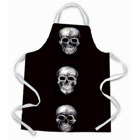 Carolines Treasures Say Cheese Skulls Apron MW1255APRON